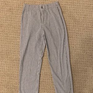 Brandy Melville navy and white stripe pants OS